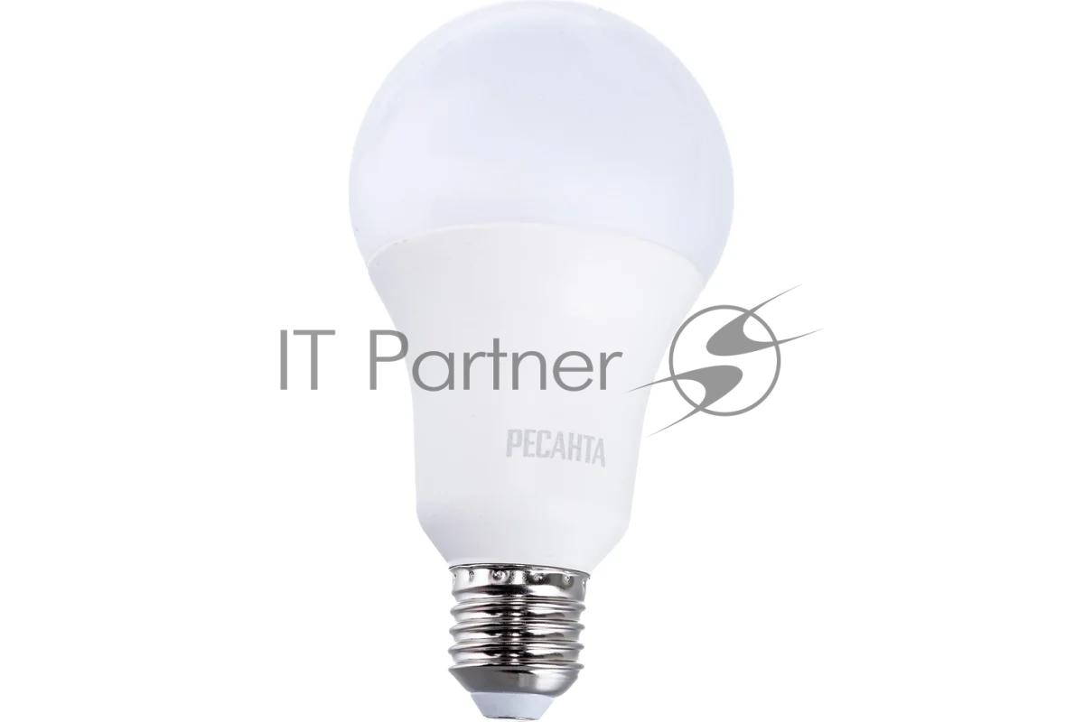 Лампа светодиодная Ресанта LL-R-A80-20W-230-3K-E27 груша, 20 Вт, тепл., Е27