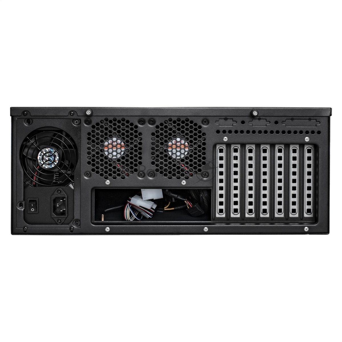 Exegate EX293217RUS Серверный корпус ExeGate Pro 4U450-07/4U4017S <RM 19", высота 4U, глубина 450, БП 600RADS, USB>