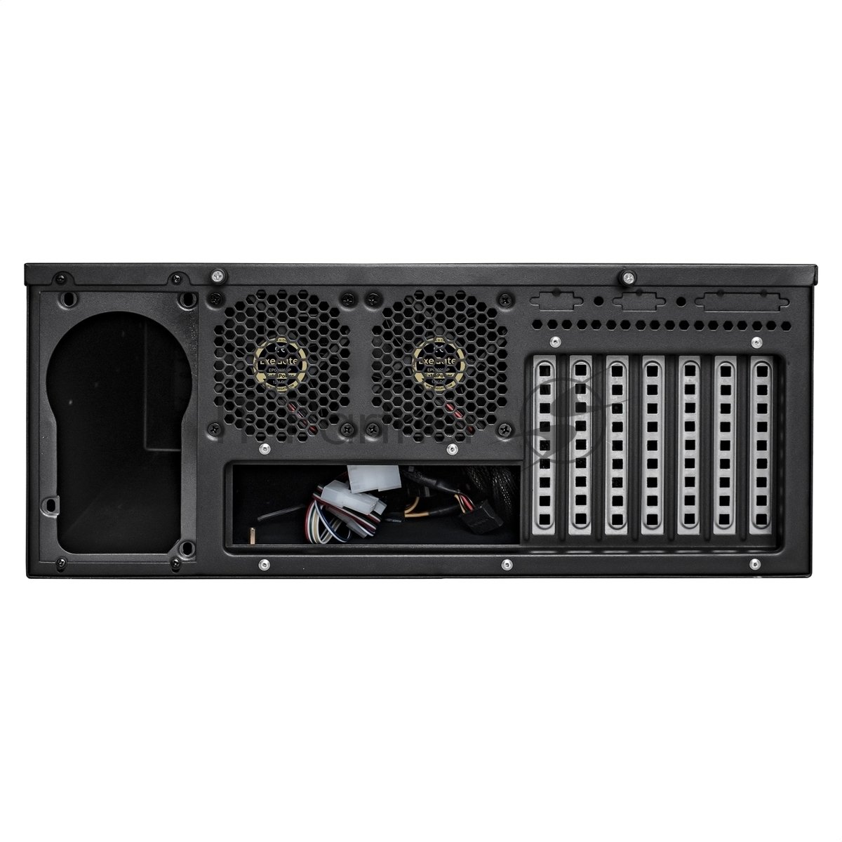 Exegate EX293554RUS Серверный корпус ExeGate Pro 4U450-07/4U4017S <RM 19", высота 4U, глубина 450, БП 1100ADS, USB>