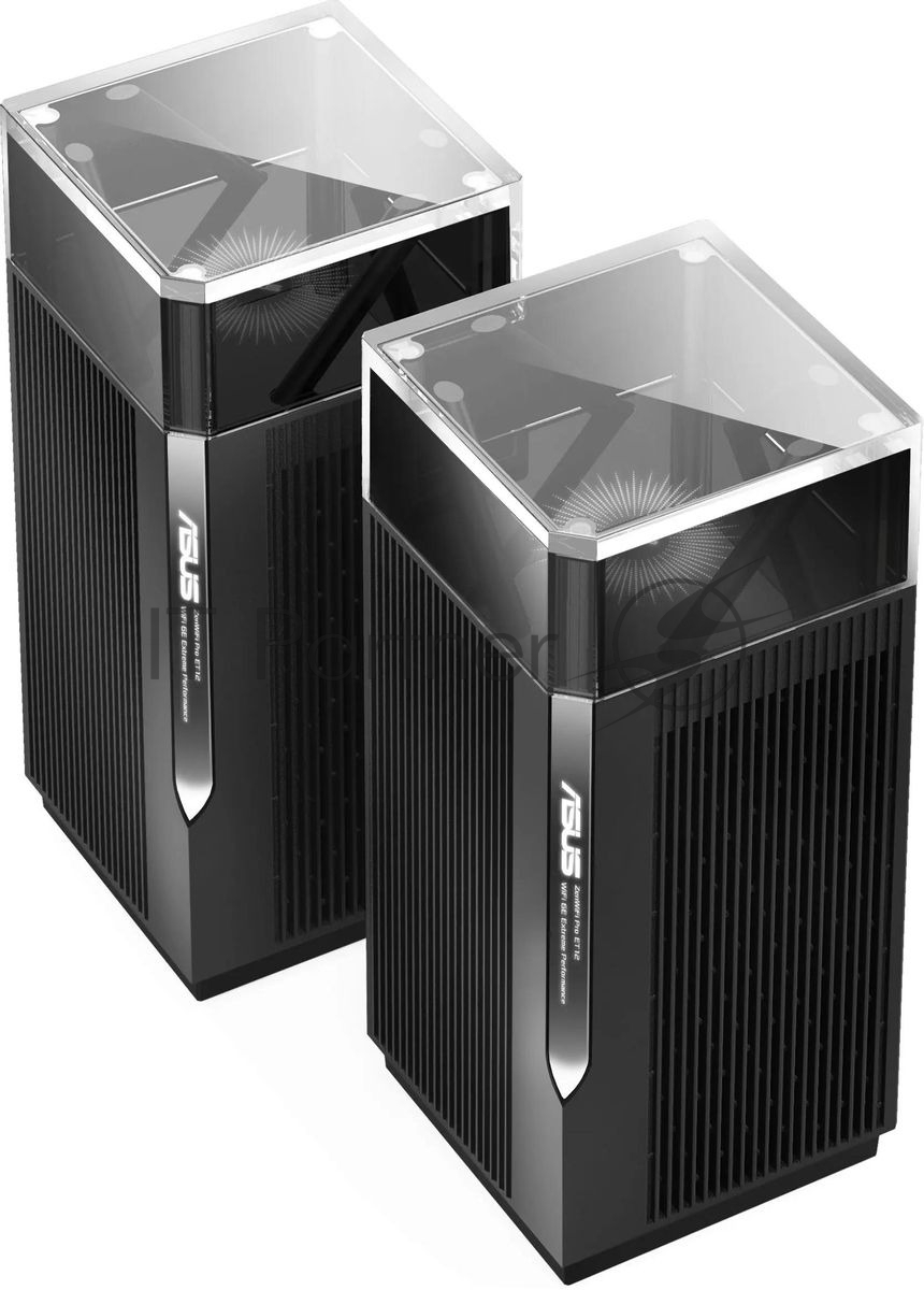 Маршрутизатор ASUS ET12(2-PK) WiFi 6E 2.5G 2x1G+2.5G 2x1G 4804+4804+1148Mbps 6GHz/5GHz/2.4GHz (90IG05Z0-MO3A20)