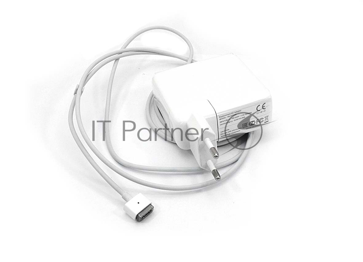 Блок питания (сетевой адаптер) для ноутбуков Apple 16.5V 3.65A 60W MagSafe T-shape REPLACEMENT OEM