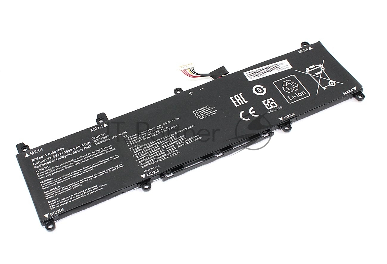 Аккумулятор ASUS C31N1806 OEM, 7.4В, 6600mAh