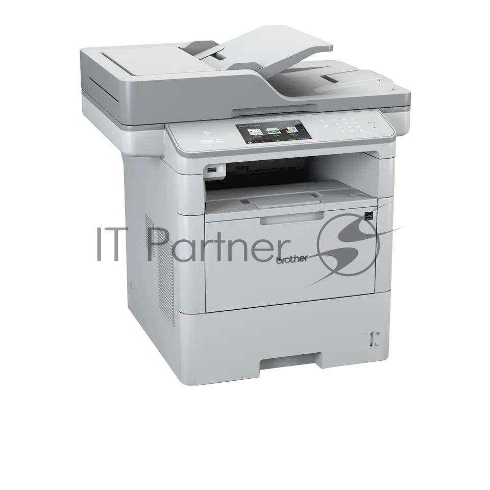 МФУ лазерное Brother MFC6900DW, (A4, монохромный, ч.б. 50 стр/мин, печать 1200x1200, скан. 1200x1200, лоток 520+50 листов, USB, Wi-Fi, NFC, факс, автоматическая двусторонняя печать)