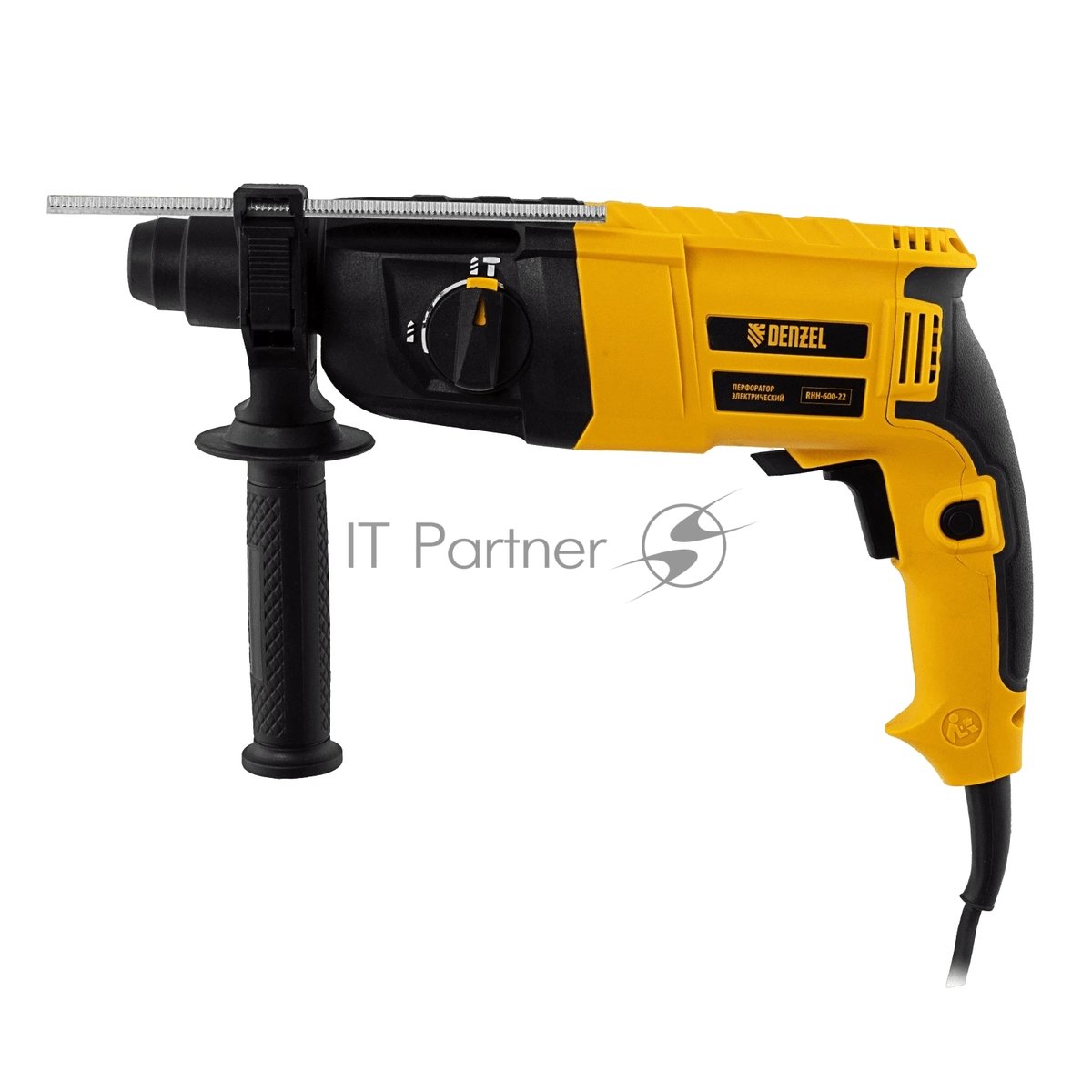 Перфоратор Denzel RHH-600-22 патрон:SDS-plus уд.:2.5Дж 600Вт (кейс в комплекте)