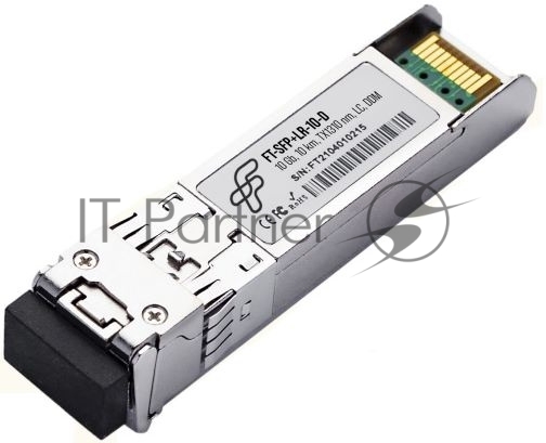 Модуль оптический Future Technologies FT-SFP+-LR-10-D Модуль оптический FT-SFP+-LR-10-D (10Gb, SM, 10km, 1310nm, LC, DDM)