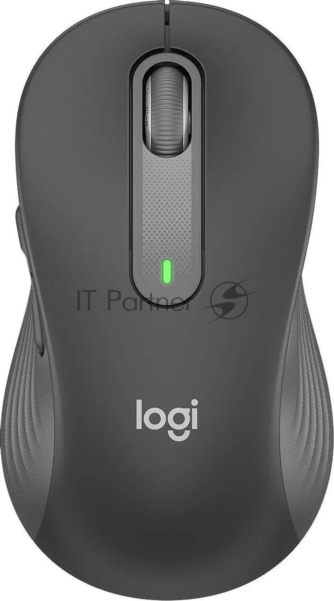 Мышь беспроводная Logitech Signature M650 L графитовый, 4000 dpi, радиоканал, Bluetooth, USB, кнопки - 5
