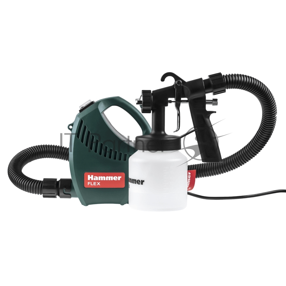 Краскопульт электрический Hammer Flex PRZ500B 500Вт 800мл бак, вязкость до 60 DIN