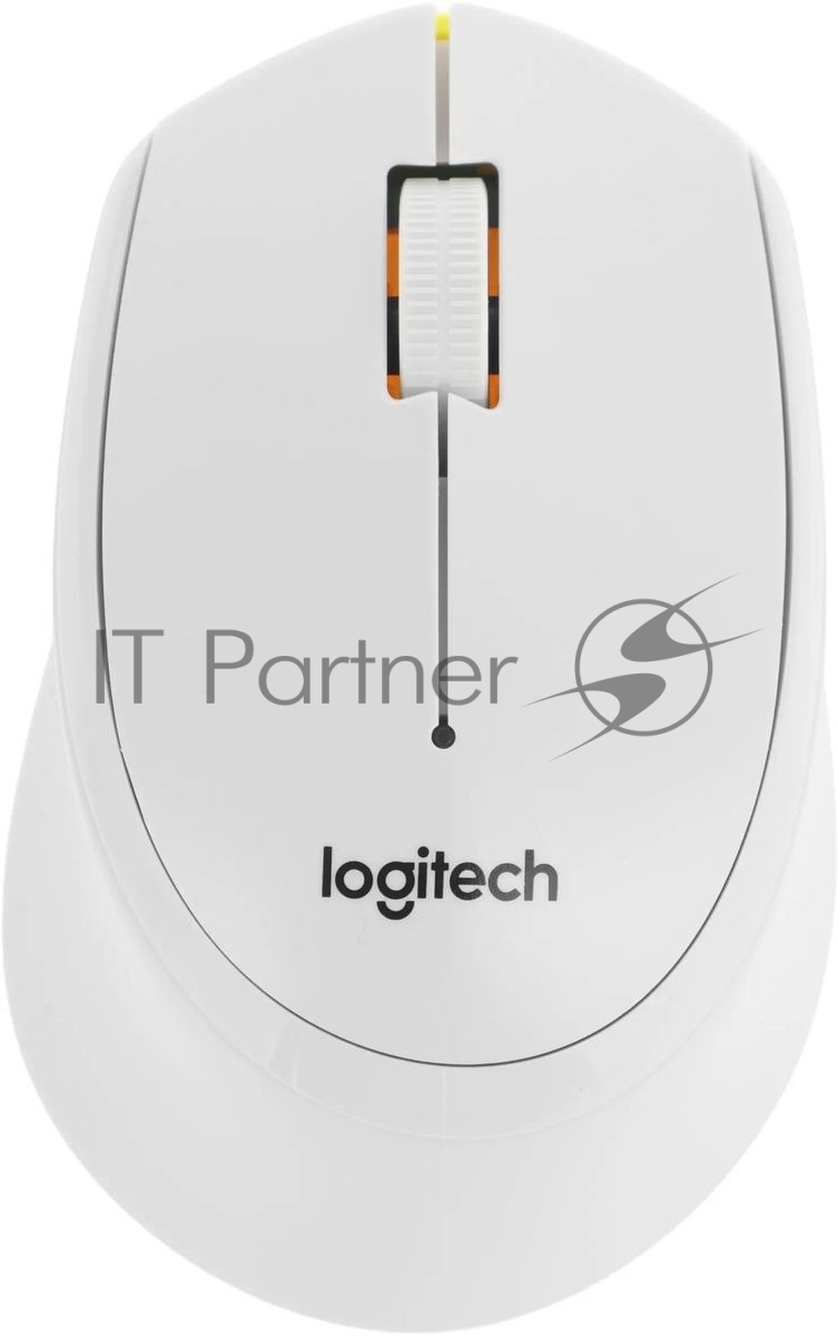 Мышь беспроводная Logitech M330 SILENT PLUS белый, 1000 dpi, радиоканал, USB, кнопки - 3