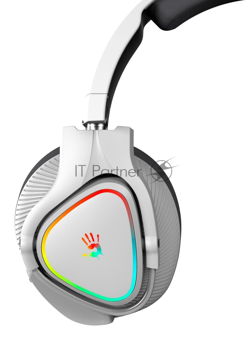 Гарнитура проводная с микрофоном A4Tech Bloody MR710 серый BT оголовье (MR710 GREY)