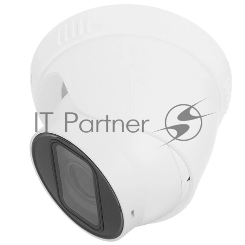 Уличная купольная IP-видеокамера Dahua 4Мп; 1/3” CMOS; моторизованный объектив 2.8~12мм; механический ИК-фильтр; WDR(120дБ); чувствительность 0.03лк@F1.7; сжатие: H.265+, H.265, H.264+, H.264, MJPEG;