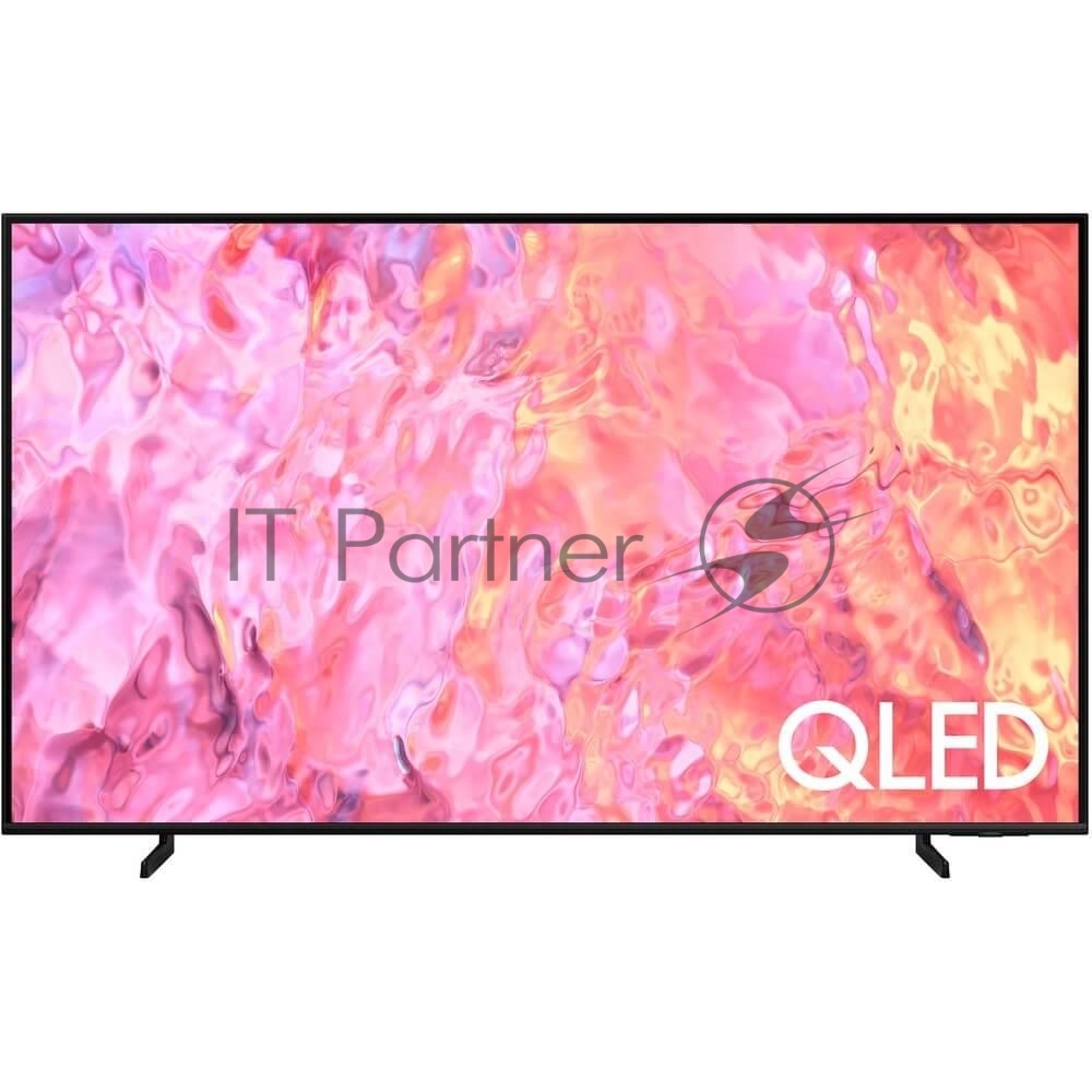 Телевизор QLED Samsung 65" QE65Q60CAUXRU Q черный 4K Ultra HD 60Hz DVB-T2 DVB-C DVB-S2 USB WiFi Smart TV (RUS)