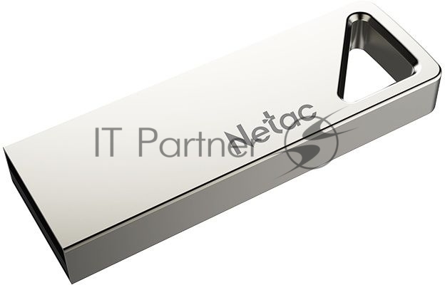 <111423> Флешка . 4Gb Netac U326 USB2.0 металлическая плоская [NT03U326N-004G-20PN]