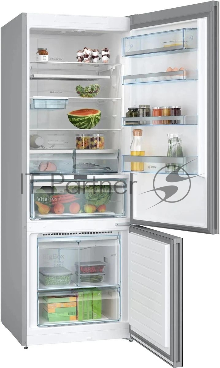 Холодильник Bosch KGN56LB31U черный двухкамерный 279/87л морозилка снизу, No Frost