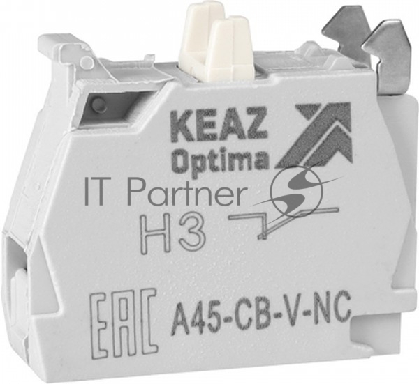 Контактный блок КЭАЗ ZBE102 OptiSignal D22 A45-CB-V-NC 1НЗ винтовой зажим