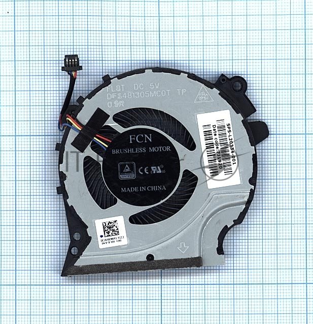 Вентилятор (кулер) для ноутбука HP Pavilion 15-CX GPU