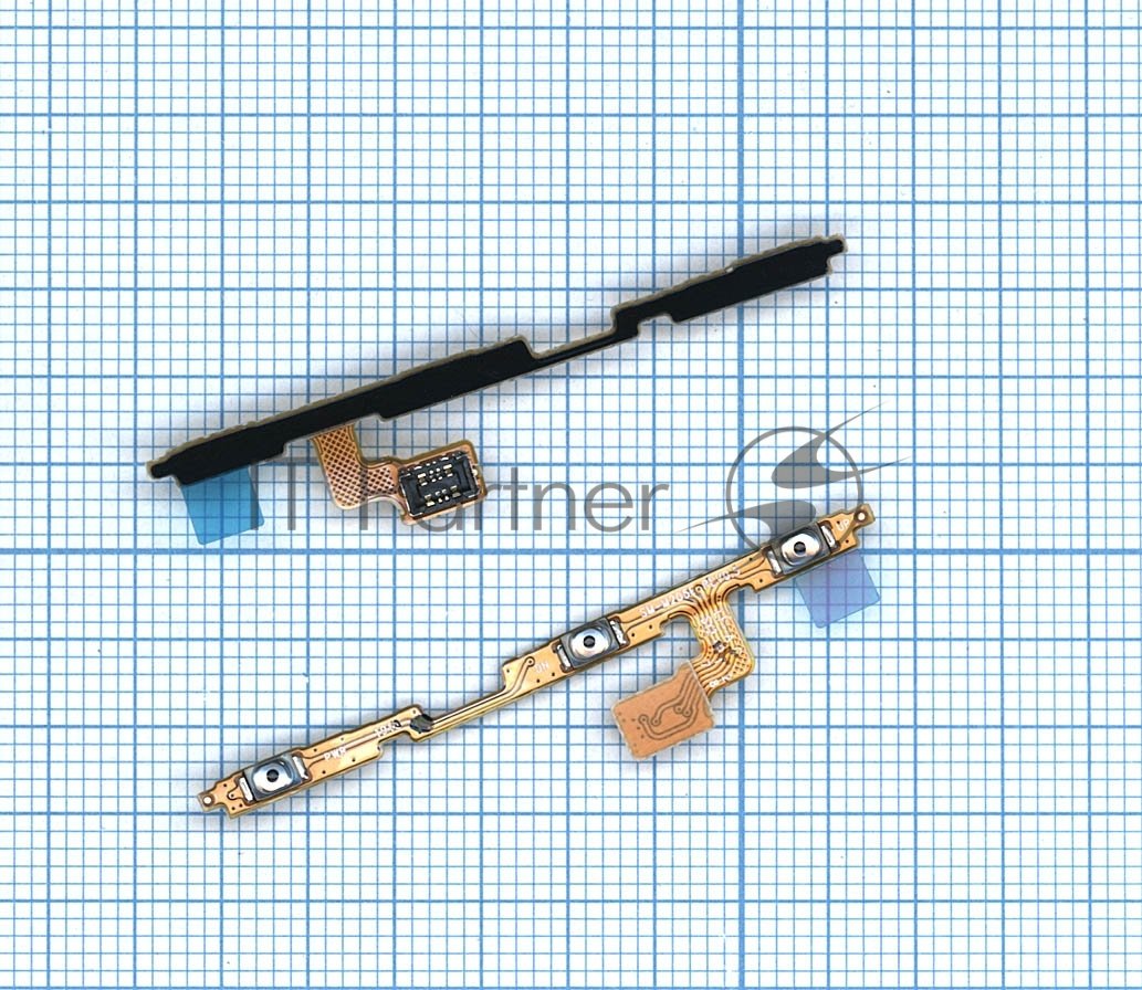 Шлейф для Samsung A10F,A105F,M10,M105F,M20,M205F,M30,M305F кнопка громкости и включения, шт