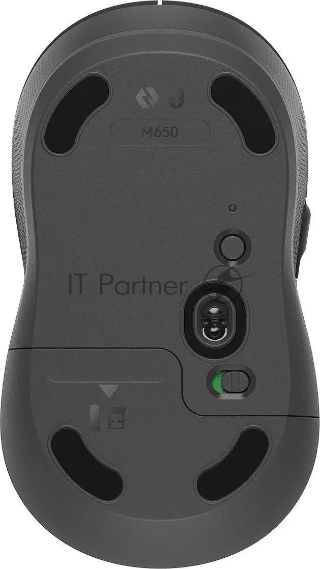 Мышь беспроводная Logitech Signature M650 графитовый, 4000 dpi, радиоканал, Bluetooth, USB, кнопки - 5