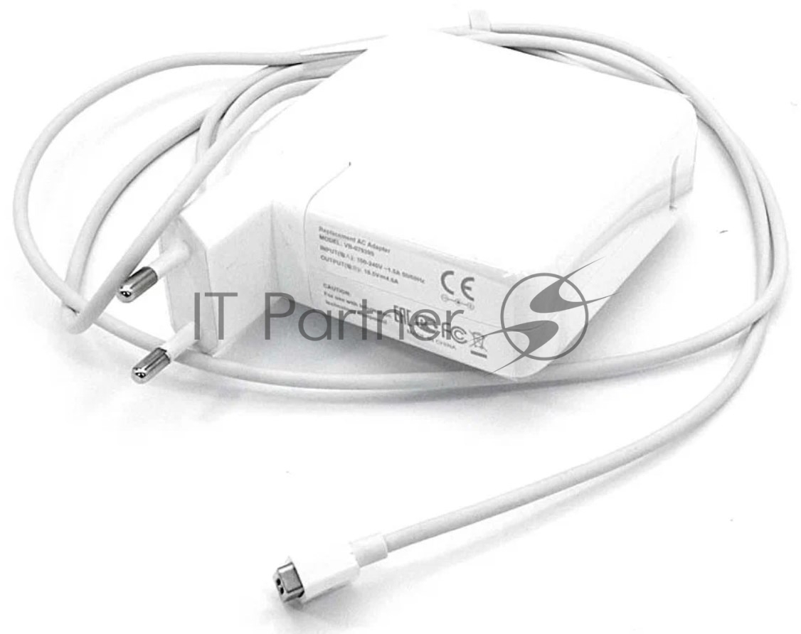 Блок питания (сетевой адаптер) для ноутбуков Apple 18.5V 4.6A 85W MagSafe T-shape, REPLACEMENT