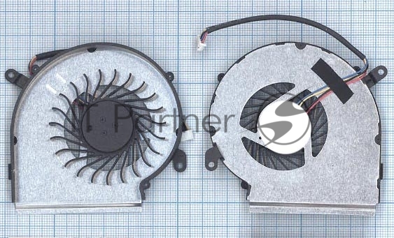 Вентилятор (кулер) для ноутбука MSI GE62VR GE72VR GP62MVR GP62VR GP72VR (GPU) 4-pin