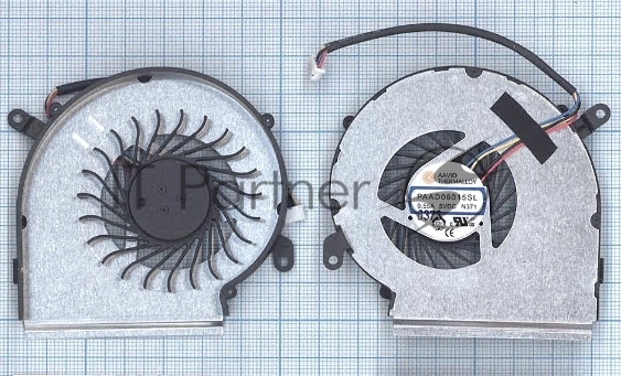 Вентилятор (кулер) для ноутбука MSI GE62VR GE72VR GP62MVR GP62VR GP72VR (GPU) 4-pin