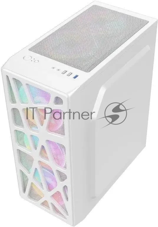 Компьютерный корпус Aerocool/Formula Mana белый без БП ATX 3x120мм 1xUSB 2.0 1xUSB 3.0 audio bott PSU