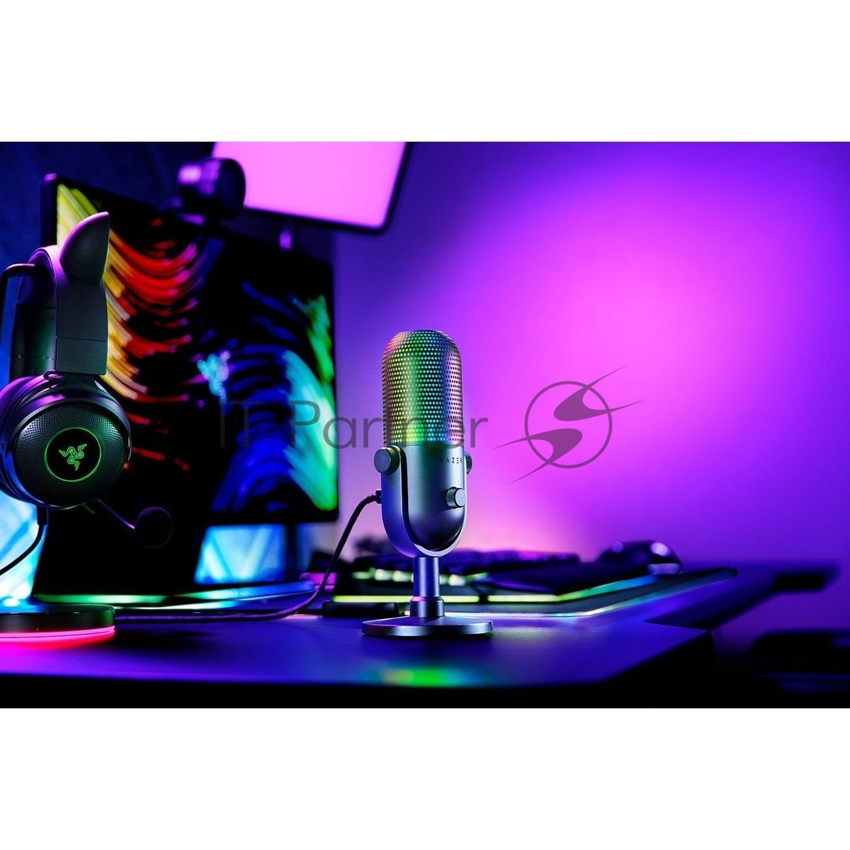 Микрофон Razer Seiren V3 Chroma - черный/Razer Seiren V3 Chroma - черный