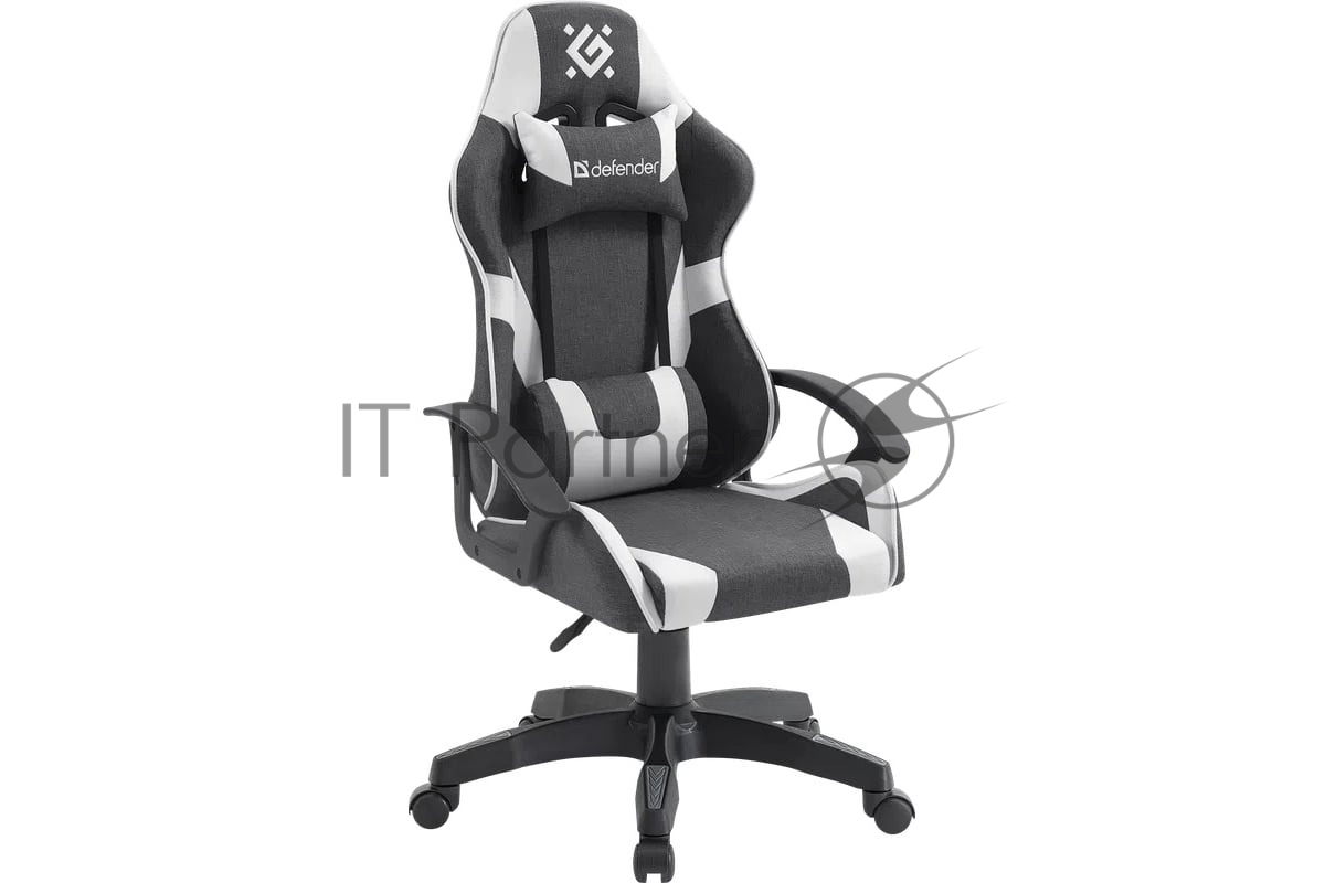 Игровое кресло Ibis Серый/Белый,класс 2,ткань DEFENDER (64043)