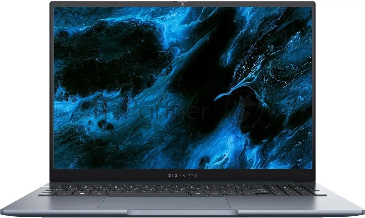 Ноутбук Digma Pro Pactos 16 темно-серый DN16P5-ADXW01 Core i5 1235U 16Gb SSD 512Gb Intel Iris Xe graphics 16" IPS WUXGA (1920x1200) Windows 11 Professional WiFi BT Cam 5500mAh