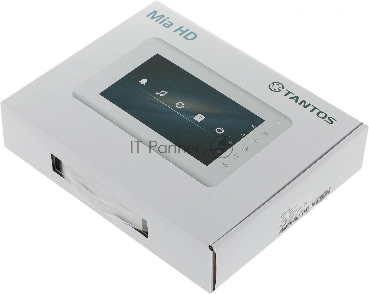 Видеодомофон Tantos Mia HD, белый, 00-00162133