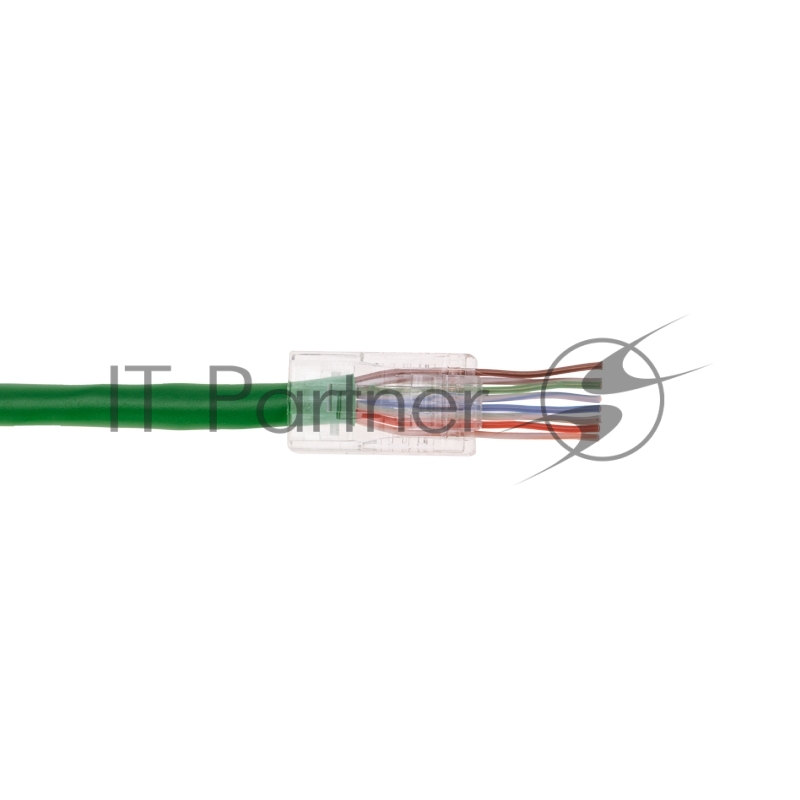 Rexant (05-1020) Разъем сквозной RJ-45(8P8C) под витую пару, UTP, CAT 5e ( Упаковка 100 шт )