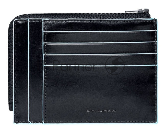 Чехол для кредитных карт Piquadro Blue Square PU1243B2R/N черный натур.кожа