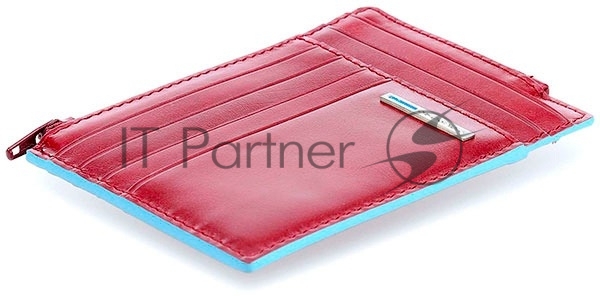 Чехол для кредитных карт Piquadro Blue Square PU1243B2R/R красный натур.кожа