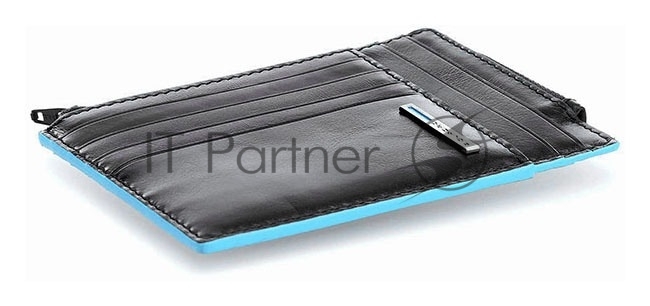 Чехол для кредитных карт Piquadro Blue Square PU1243B2R/N черный натур.кожа