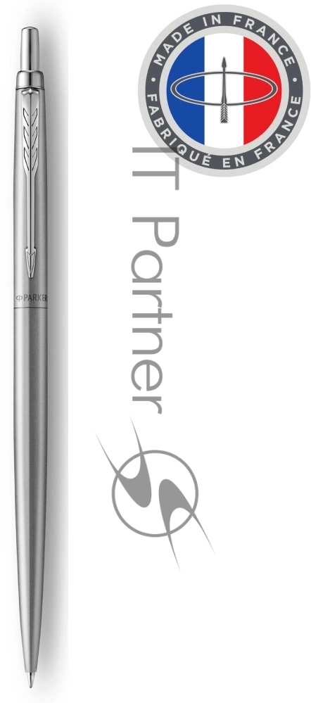 Ручка шариковая Parker Jotter Monochrome XL SE20 (CW2122756) Stainless Steel, M, синие чернила, подарочная коробка