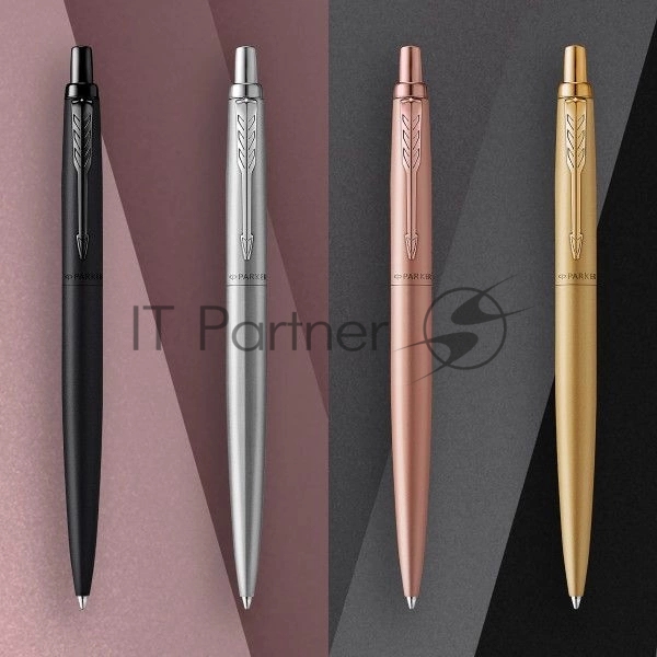 Ручка шариковая Parker Jotter Monochrome XL SE20 (CW2122756) Stainless Steel, M, синие чернила, подарочная коробка