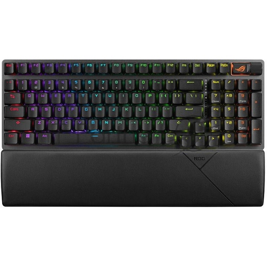 Клавиатура ASUS Strix Scope II 96 гибридная, Bluetooth, радиоканал, чёрный