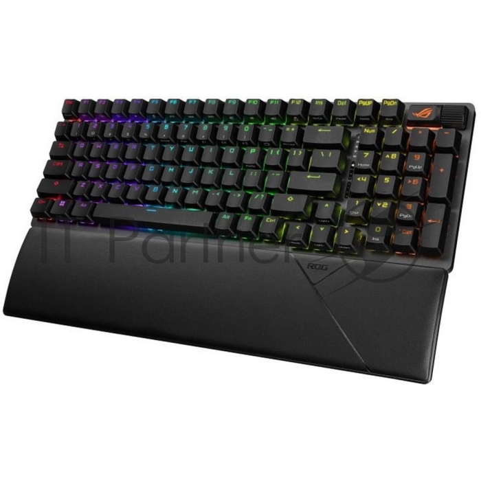 Клавиатура ASUS Strix Scope II 96 гибридная, Bluetooth, радиоканал, чёрный