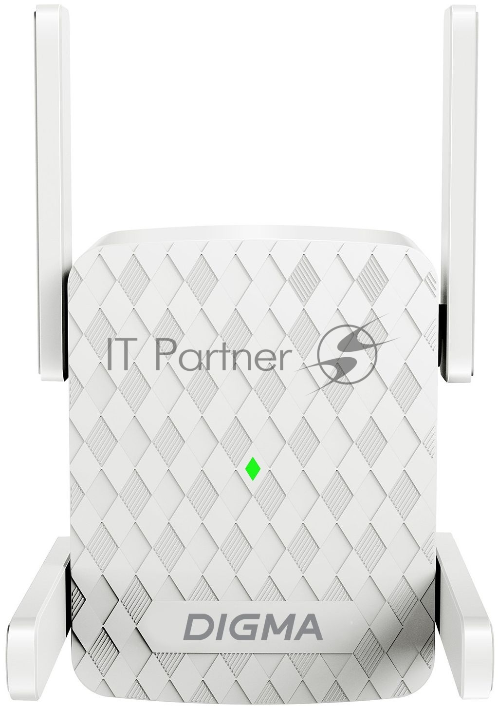 Повторитель беспроводного сигнала Digma D-WR400 AC1200 10/100BASE-TX/Wi-Fi белый