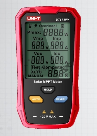 Тестер солнечных батарей MPPT UNI-T UT673PV