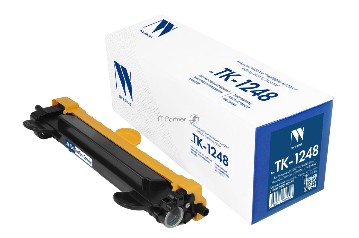 Картридж NVPrint совместимый NV-TK-1248 для Kyocera MA2000W/PA2000W/MA2000/PA2000/PA2001/PA2001W (1500k)
