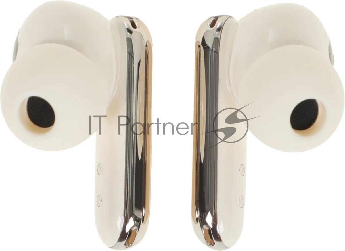 Наушники TWS Tecno True 1 (TU01) белый (кремовый), внутриканальные, Bluetooth, адаптивное шумоподавление, до 6 ч