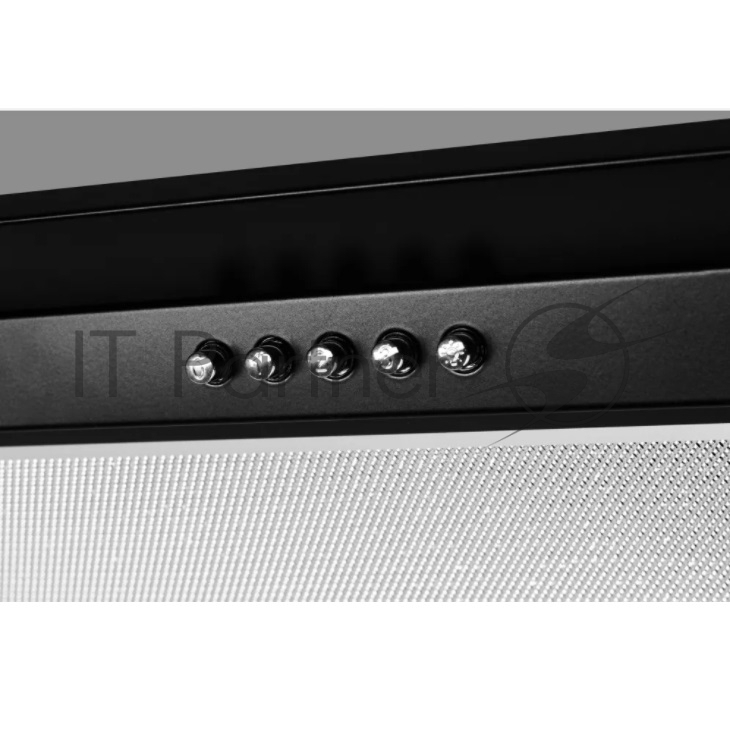 Вытяжка встраиваемая Kuppersberg Inlinea 52 BX черный/серебристый, 52 см, 1300 м³/ч, 41 дБ