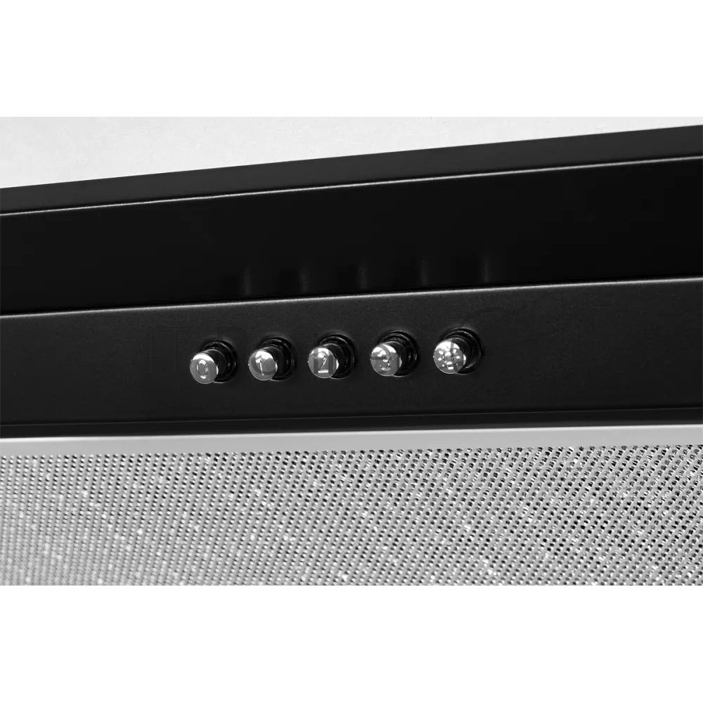Вытяжка встраиваемая Kuppersberg Inlinea 70 BX черный/нержавеющая сталь, 70 см, 1300 куб. м/ч, 41 дБ