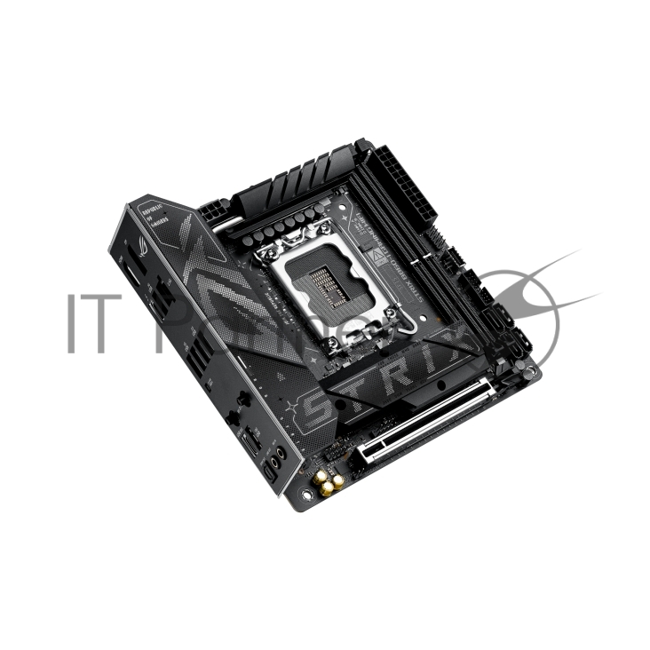 Материнская плата ASUS ROG STRIX B860-I GAMING WIFI, LGA1851, Intel B860, 2xDDR5, 4xSATA, 2xM.2, 1xPCIe 5.0 x16, DisplayPort, HDMI, USB Type-C, 1x2.5Gb LAN, Thunderbolt, 2x3.5 мм, 7.1, mini-ITX