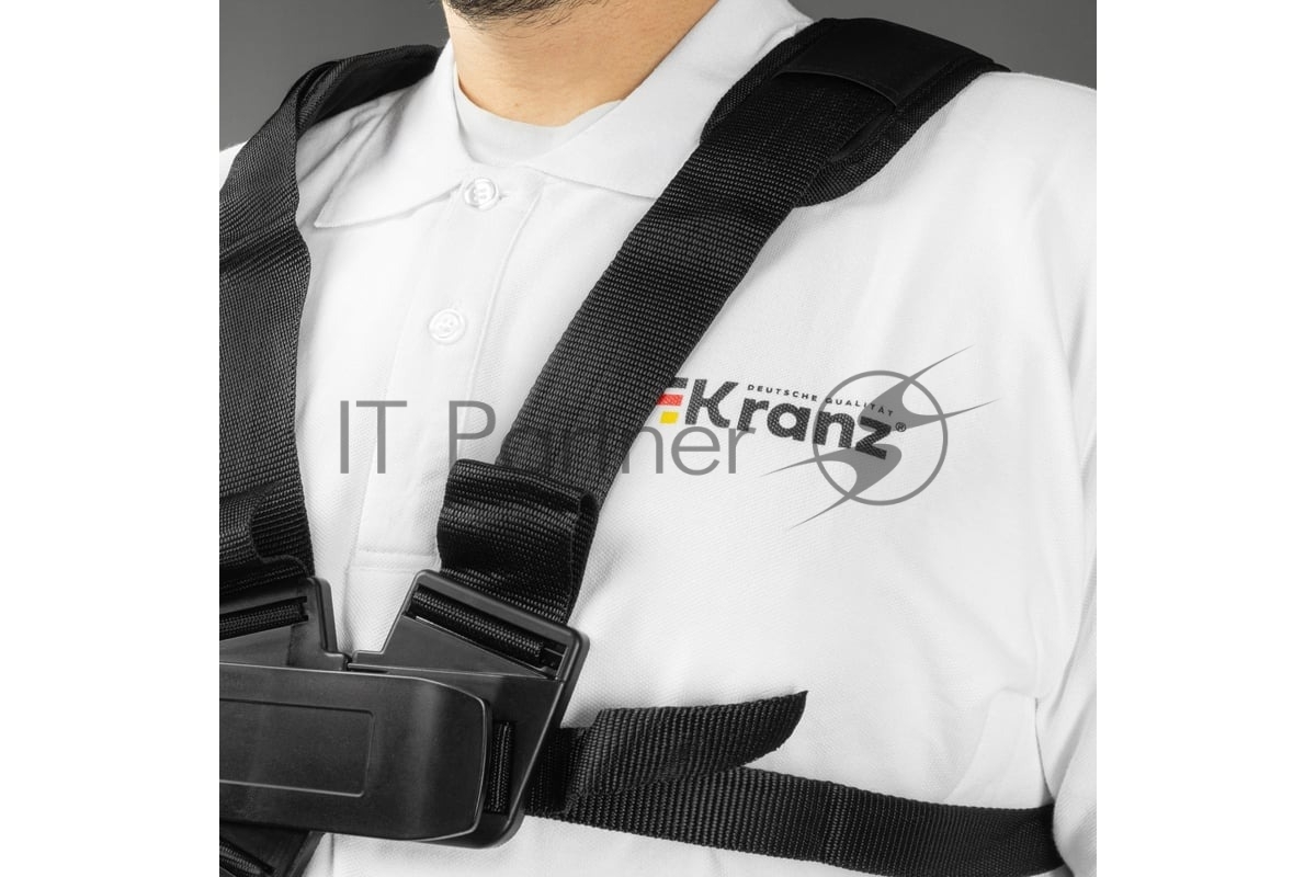 Kranz KR-16-1212 Триммер электрический Kranz KR-1400, 1400Вт, 420/255мм,  катушка+диск, разборная штанга