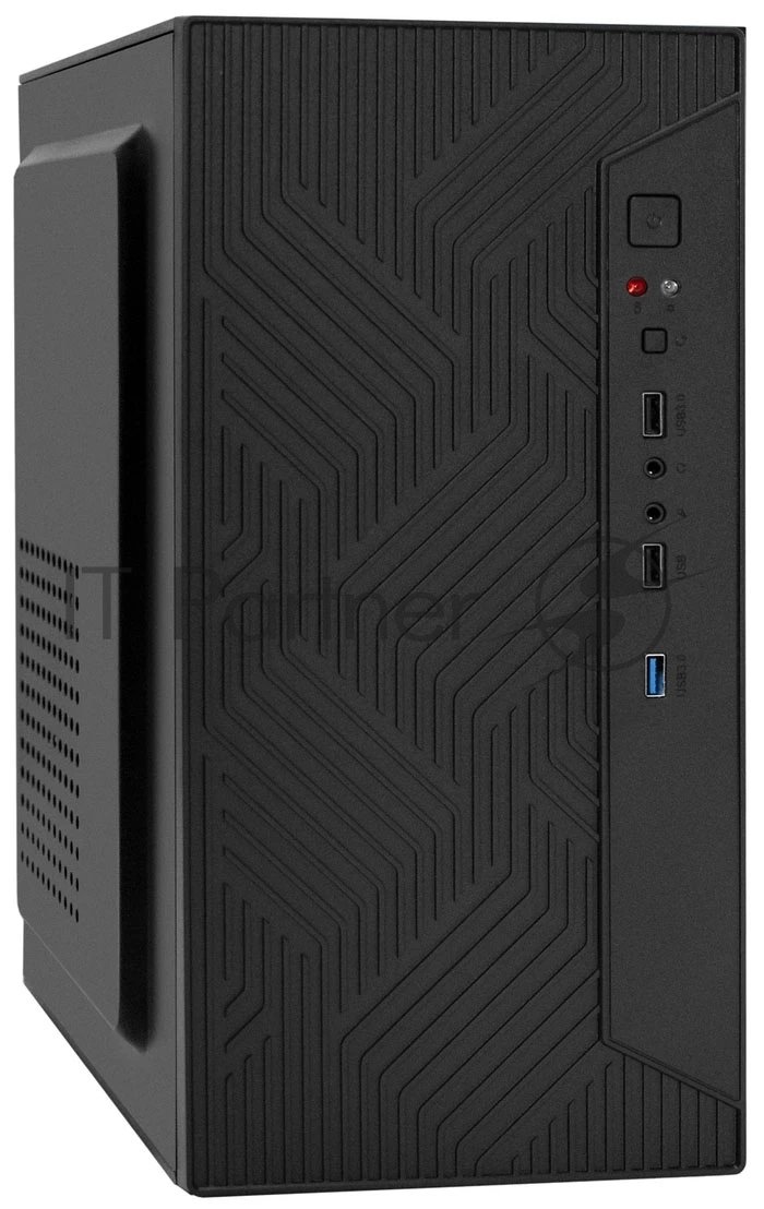 Компьютерный корпус Minitower ExeGate BAA-303U-UNS400 (mATX, БП UNS400 с вент. 12см, 2хUSB+1хUSB 3.0, HD Audio, черный)