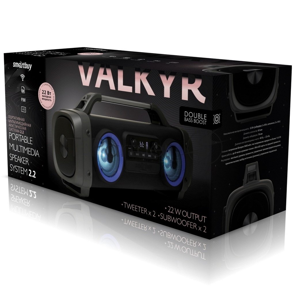 Портативная акустика SmartBuy VALKYR (SBS-115)