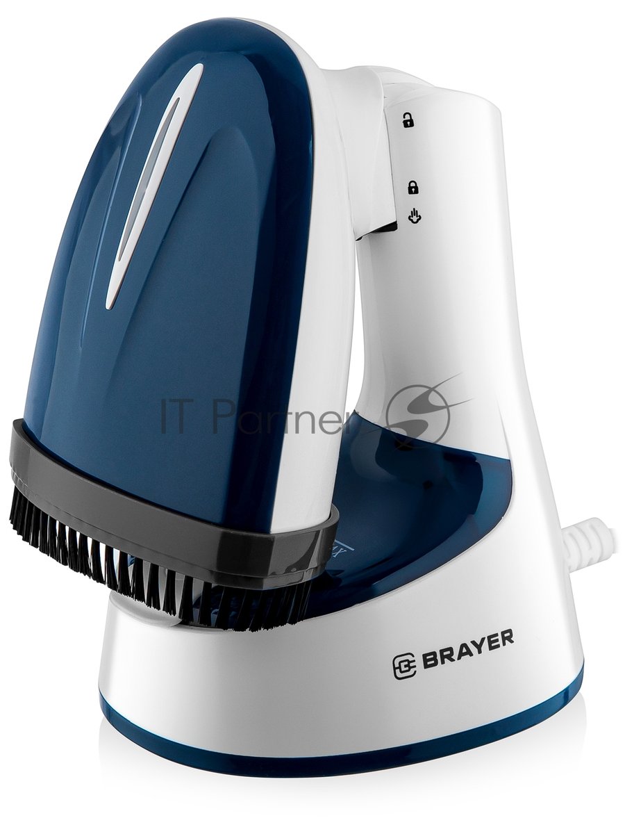 Отпариватель BRAYER BR4128 белый/синий, 1500 Вт, 20 г/мин, 120 мл