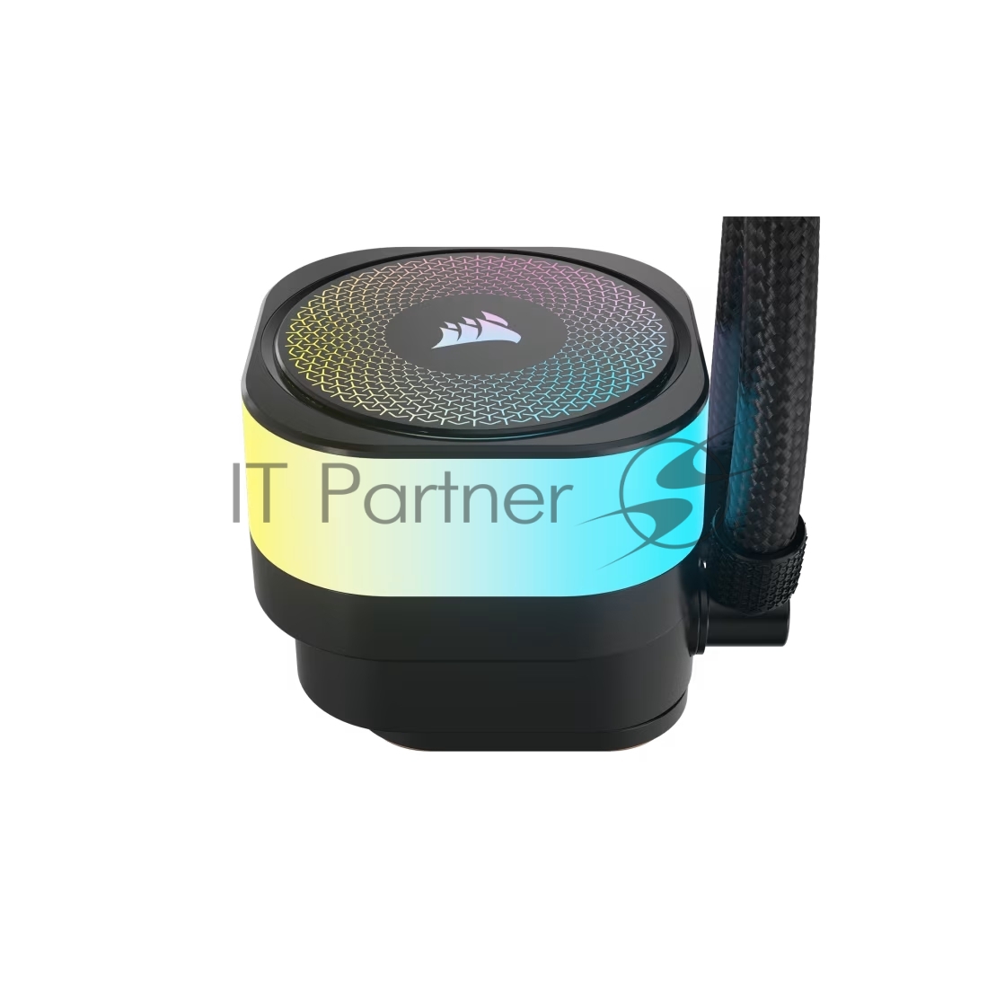 Система жидкостного охлаждения Corsair iCUE LINK TITAN 240 RX RGb (240мм, черный, RGb/ Fans: 2x120мм, 73.5CFM, 36dBA, 2100RPM/ S: 1851, 1700, AM5, AM4)