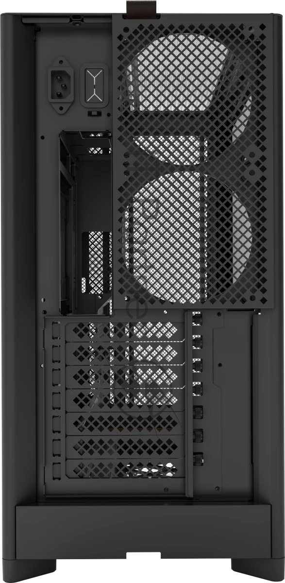 Компьютерный корпус Montech HS01 черный без БП ATX 2xUSB 3.0 1xUSB3.1 audio bott PSU